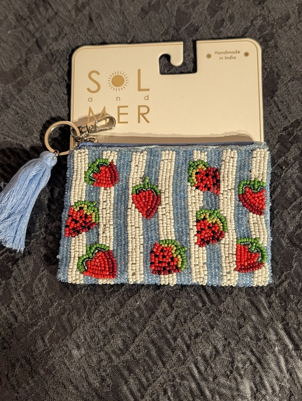 Wandering Moon & Sol and Mer Beaded Zipper Pouches 7pc Lot - Picture 9 of 16